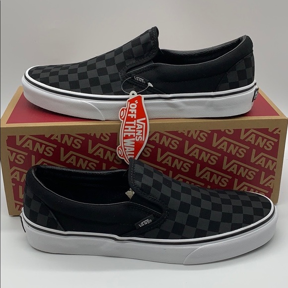 VANS CLASSIC SLIP ON CHECKERBOARD black WMNS - Picture 6 of 16
